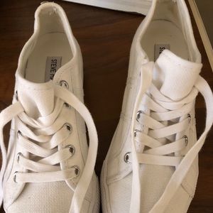 White Platform Sneakers